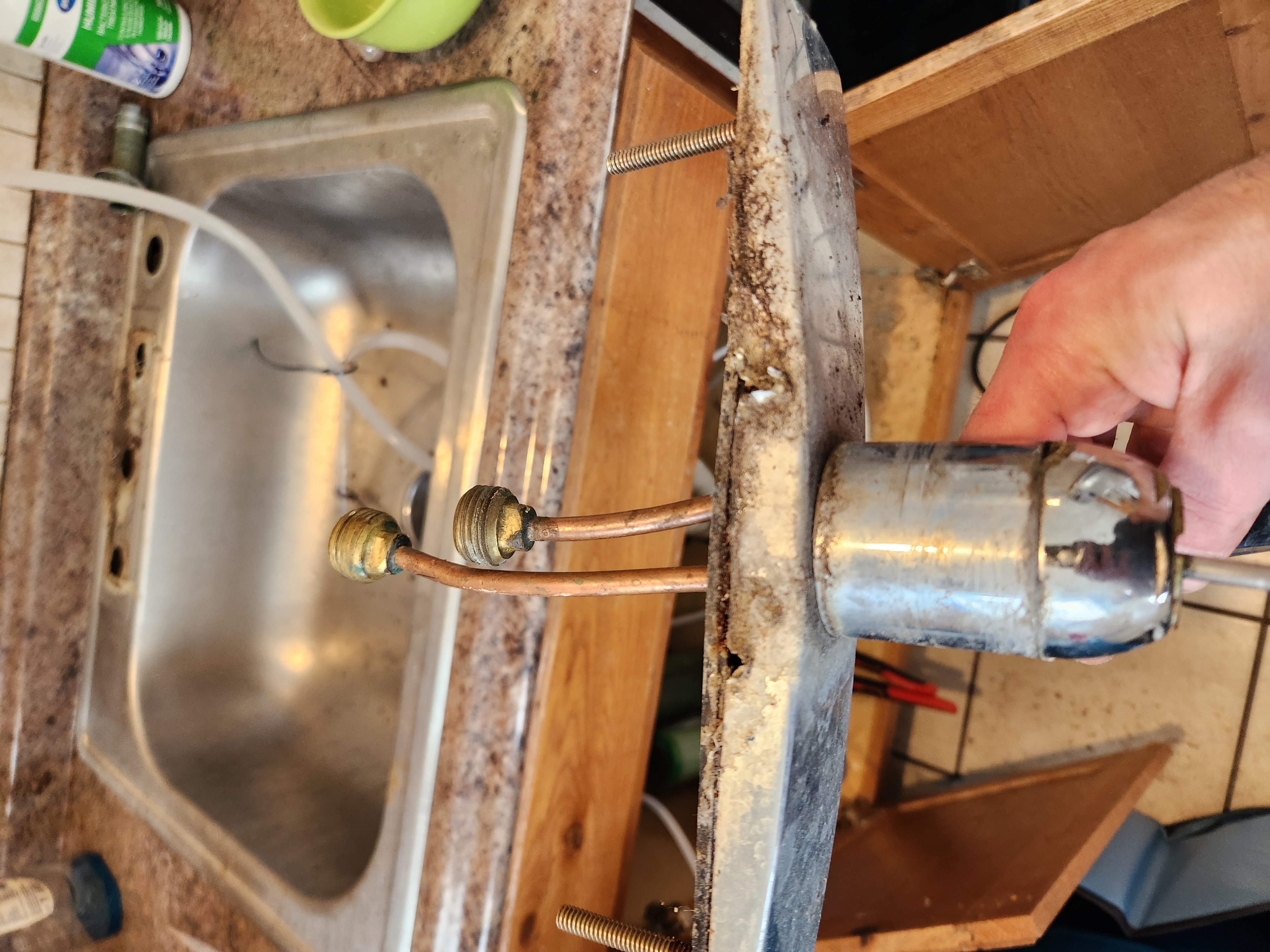 Faucet work in progress