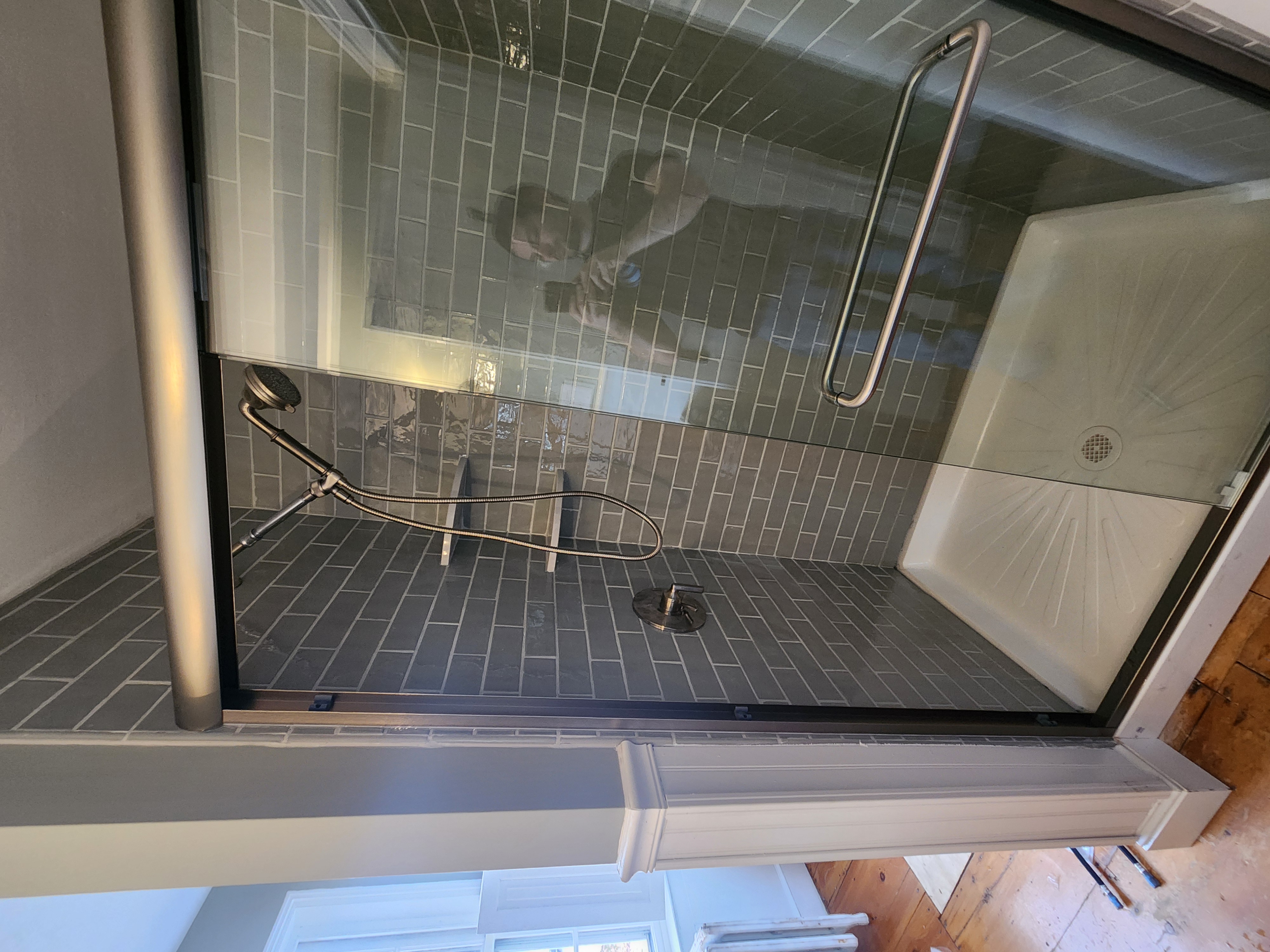 Shower remodel second angle